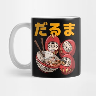 Kawaii Ramen Daruma Dolls Mug